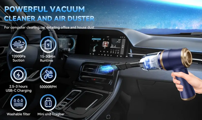 Portable Air Duster Wireless Vacuum Cleaner