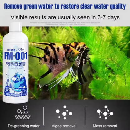 FM-001 Fish Tank Water Purifier Algae Remover 100ml Pack of 2